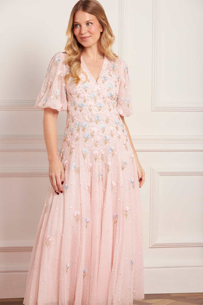 Dandelion Ditsy Ankle Gown