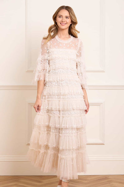 Emily Lace Ankle Gown