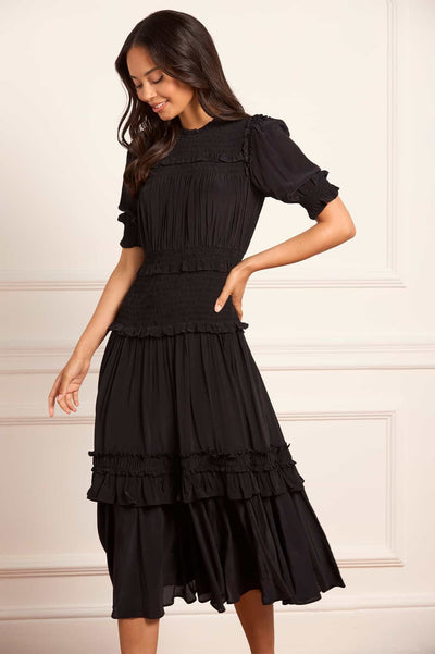 Emilia Crepe Ballerina Dress