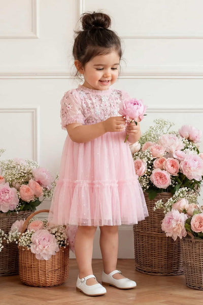Garland Ribbon Bodice Baby Dress