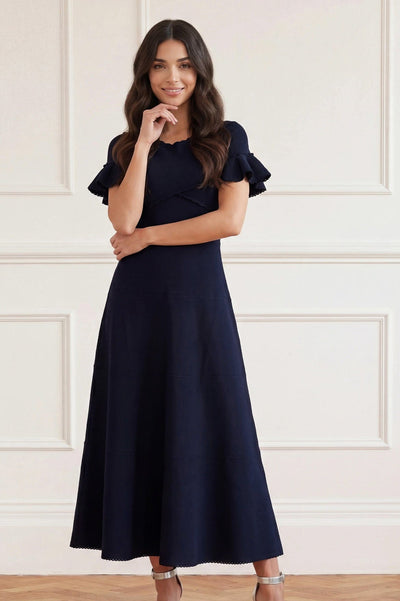 Wrap Front Knit Gown